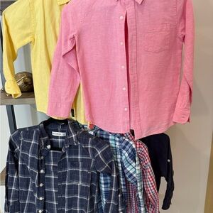 Janie and Jack Pink Button-Down Shirt
